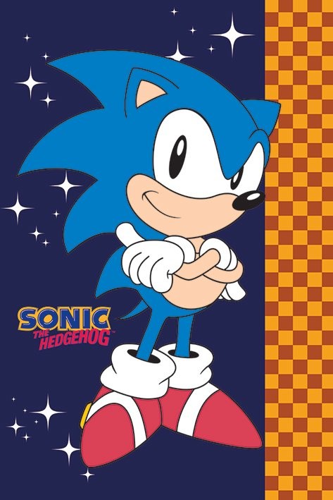 Poster Sonic The Hedgehog - stars