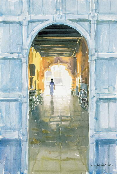 Obrazová reprodukce Walking Towards the Light, Cochin, 2002, Lucy Willis, 26.7 × 40 cm