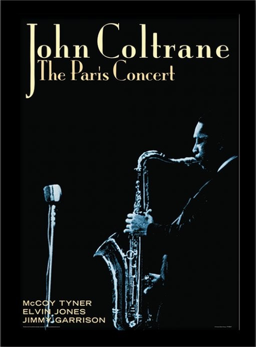 Oprawiony plakat John Coltrane - paris concert