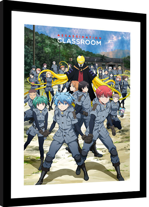 Framed Poster Assassination Classroom - 3-E Class