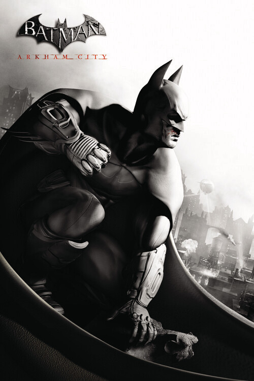 Umělecký tisk Batman Arkham City, 26.7x40 cm