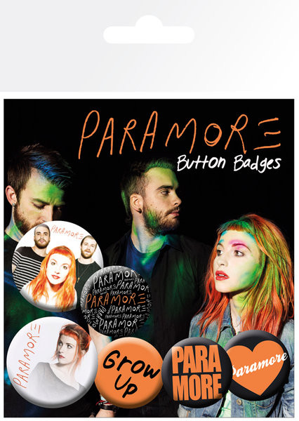 Odznaky set PARAMORE - logos