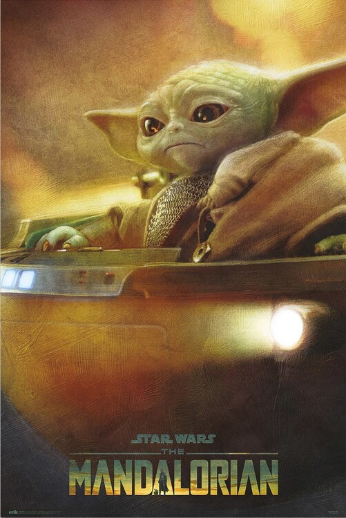Plakát, Obraz - Star Wars: The Mandalorian - Grogu Pod, 61x91.5 cm