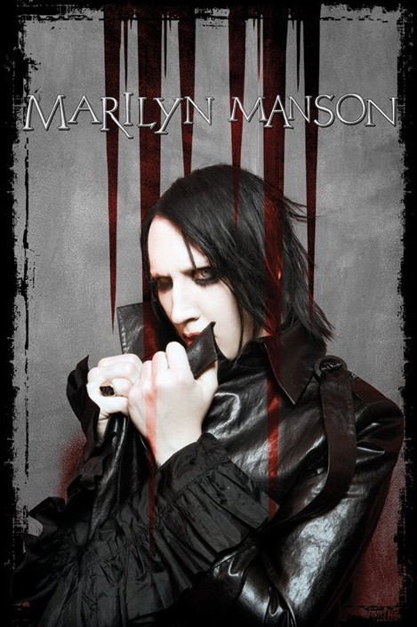 Plakát Marylin Manson - blood
