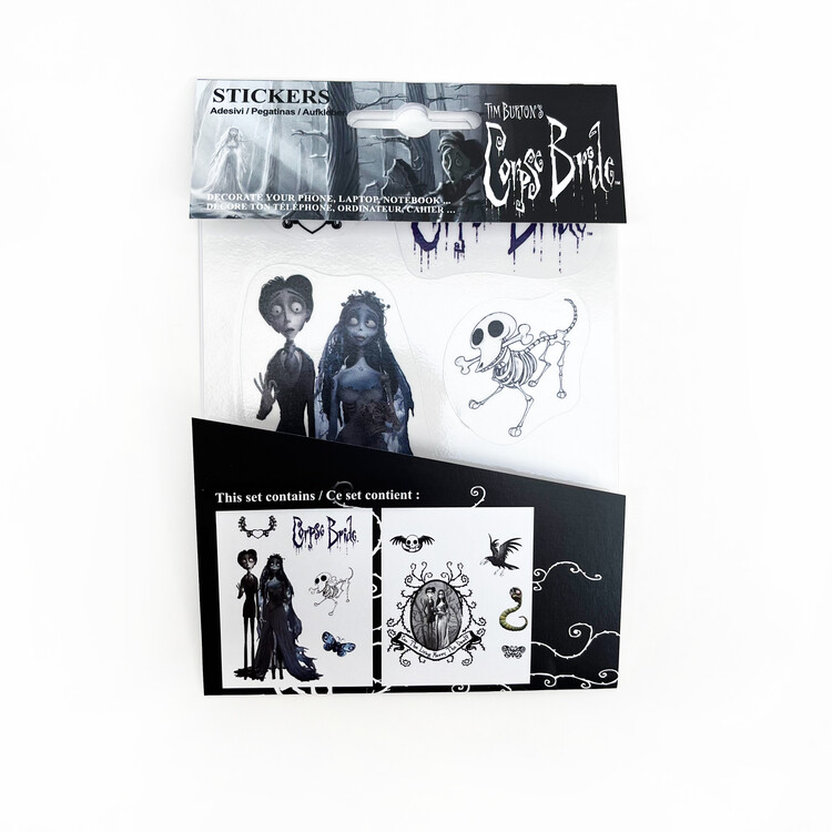Stickers Corpse Bride - Characters 2pcs