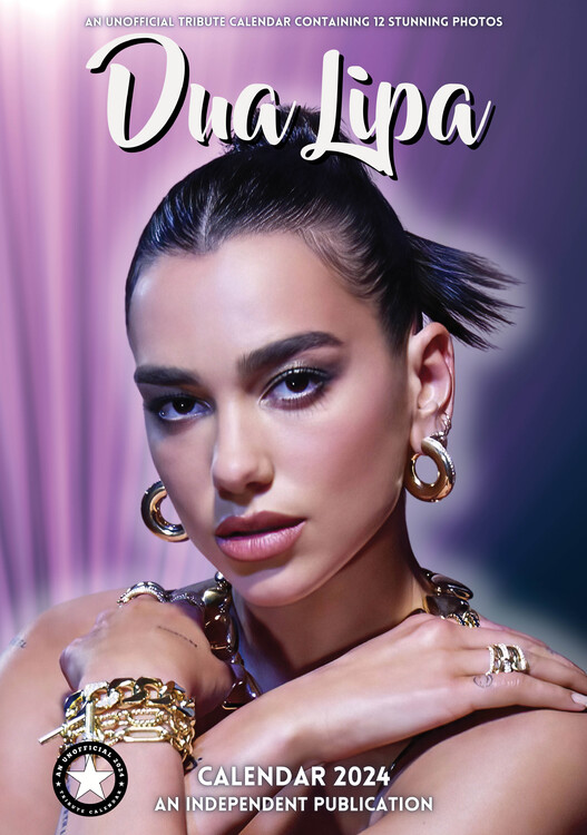 Naptár 2027 Dua Lipa