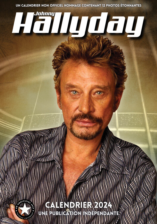 Kalender 2027 Johnny Hallyday