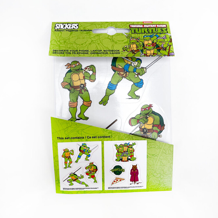 Adesivi Teenage Ninja Turtle - Turtles & Splinter 2pcs