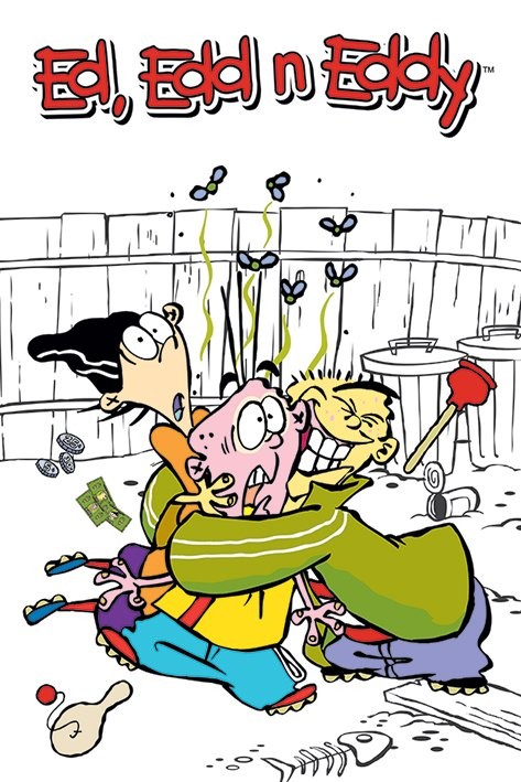 Poster ED,EDD N EDDY - group hug