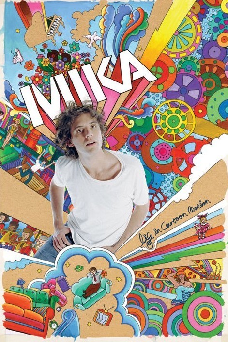 Poster Mika - life in cartoon motion