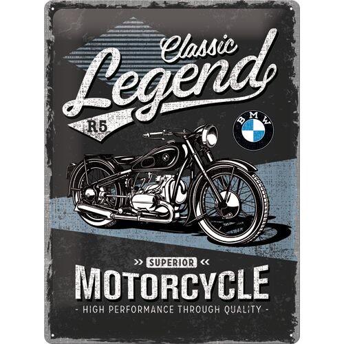 Metallschild BMW - R5 -  Classic Legend