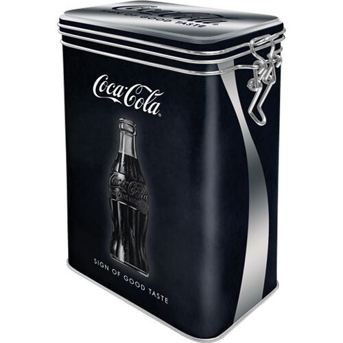 Plechová dóza s klipem Coca-Cola - Sign of Good Taste