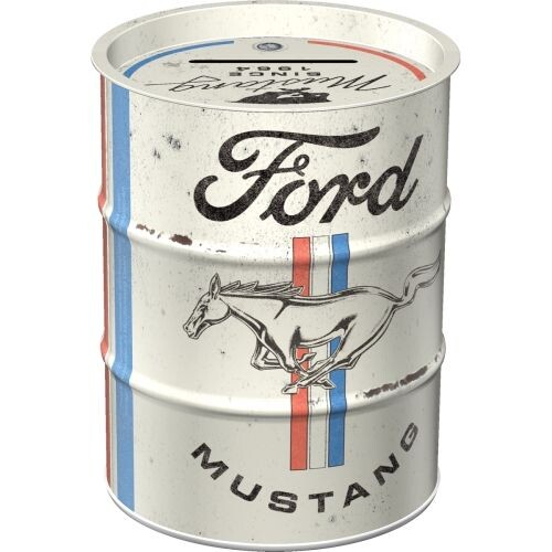 Levně Kasička Kasička Ford - Mustang - Horse & Stripes