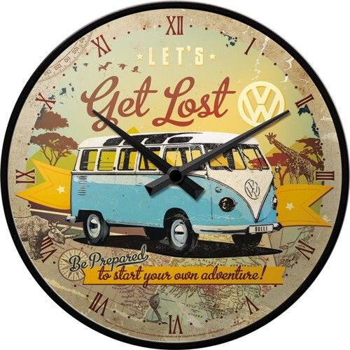Levně Hodiny Hodiny Volkswagen VW - T1 - Let's Get Lost