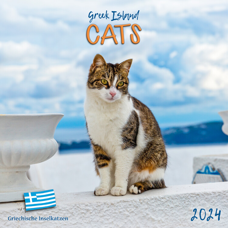 Calendario 2027 Greek Island Cats