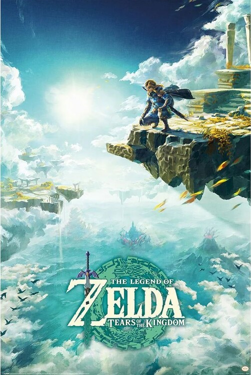 Plakát, Obraz - The Legend of Zelda: Tears of the Kingdom - Hyrule Skies, 61x91.5 cm