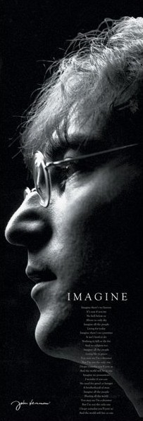 Poster John Lennon - imagine | Wall Art | 3+1 FREE | UKposters