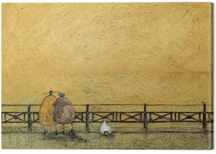Canvas Print Sam Toft - A Romantic Interlude