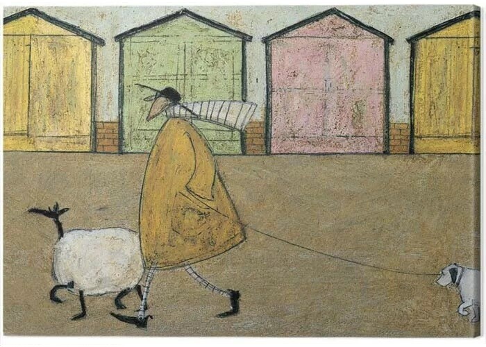 Bild auf Leinwand Sam Toft - Along the Prom