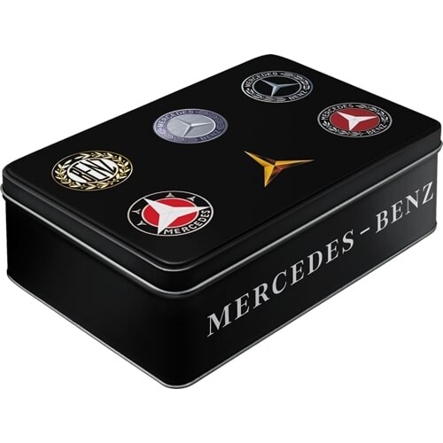 Tinnboks Mercedes-Benz - Logo Evolution