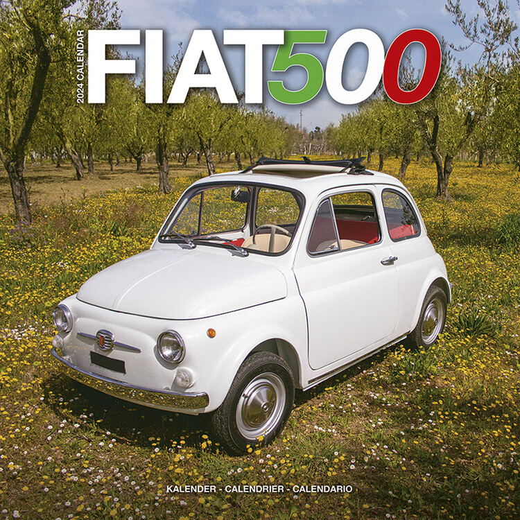 Kalendář 2027 Fiat 500
