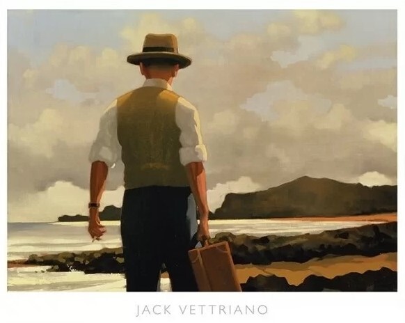 Kunstdruck Jack Vettriano - The Drifter Poster