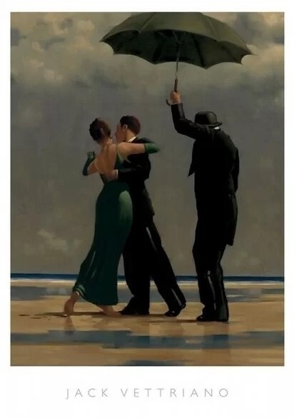 Kunstdruck Jack Vettriano - Dancer In Emerald