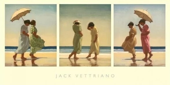 Művészeti nyomat Summer Days Triptych
