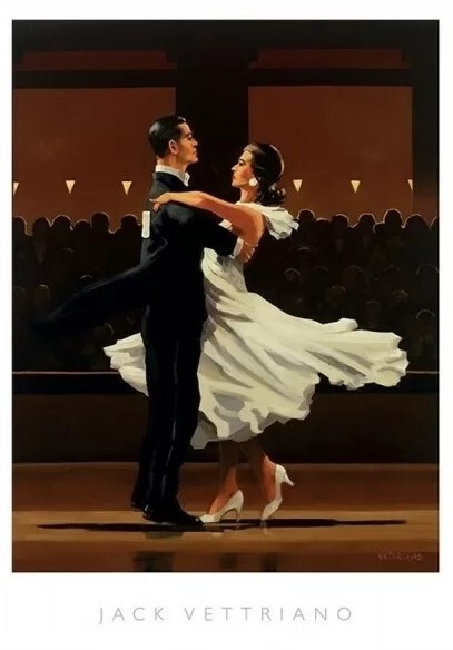 Kunstdruk Jack Vettriano - Take This Waltz