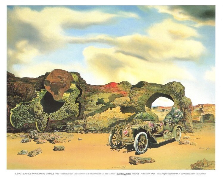 Kunstdruk Paranoiac Critical Solitude, 1935
