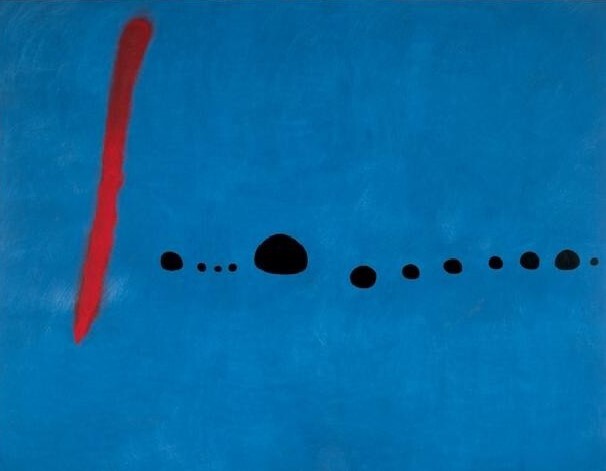 Umělecký tisk Modrá II