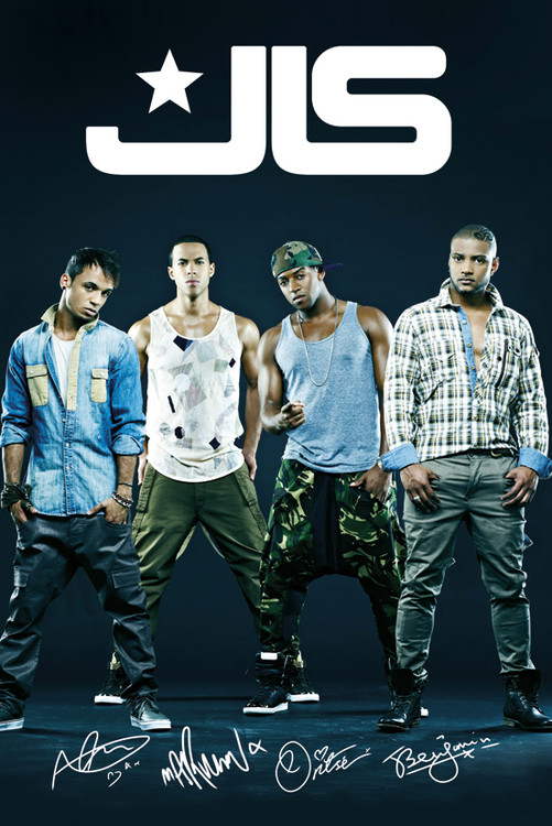 Plakát JLS - group