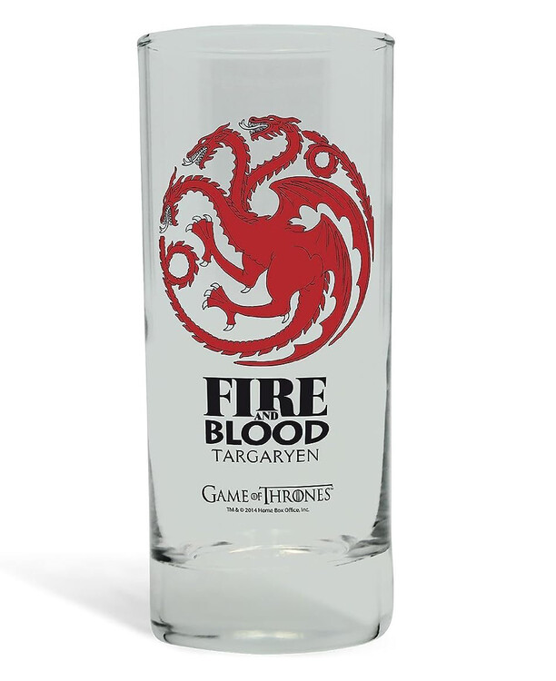 Bicchiere Il Trono di Spade - Targaryen