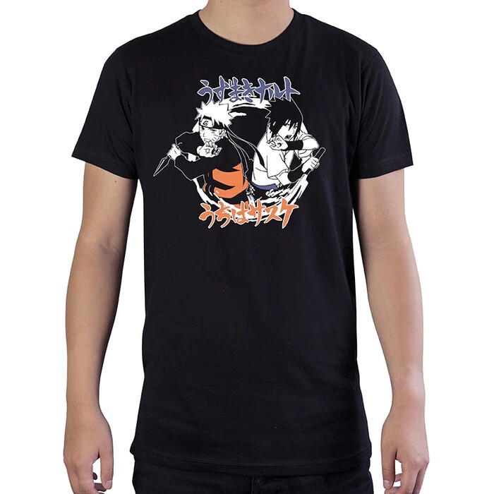 Maglietta Naruto Shippuden - Naruto & Sasuke