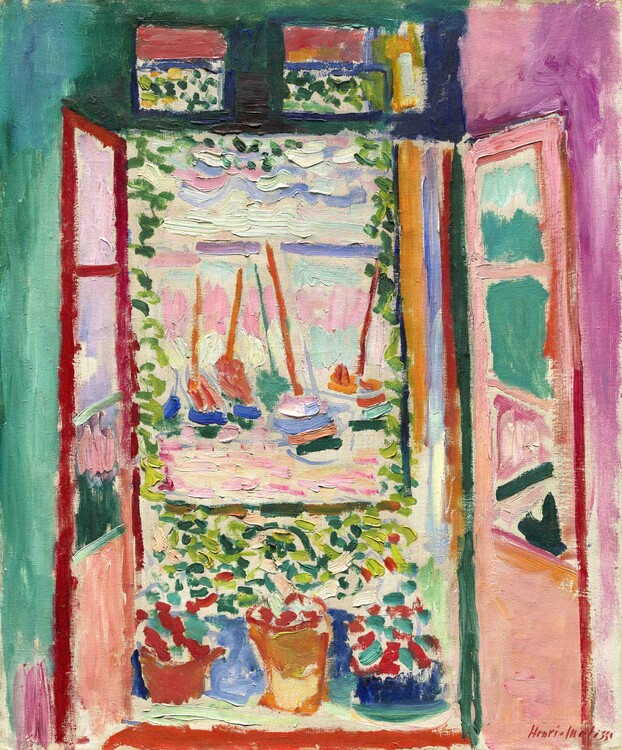 Kunstdruk The Open Window, Collioure, 1905