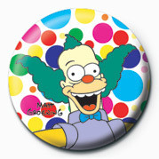 Button THE SIMPSONS - krusty polka