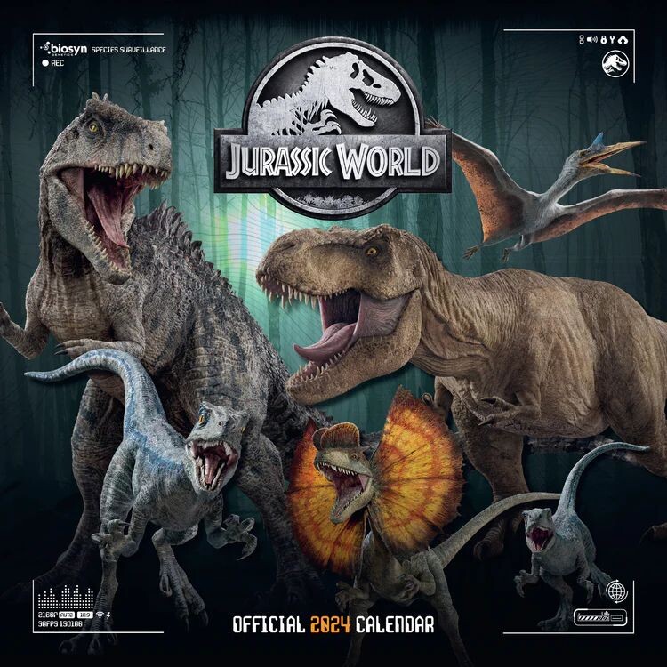 Calendario 2027 Jurassic World