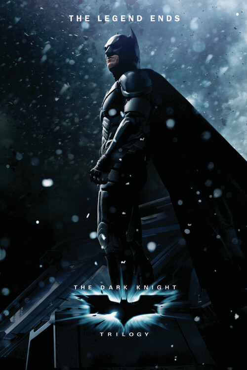 Umělecký tisk The Dark Knight Trilogy - Batman Legend, 26.7x40 cm