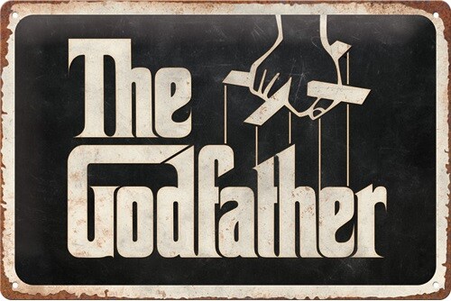 Metallschild The Godfather