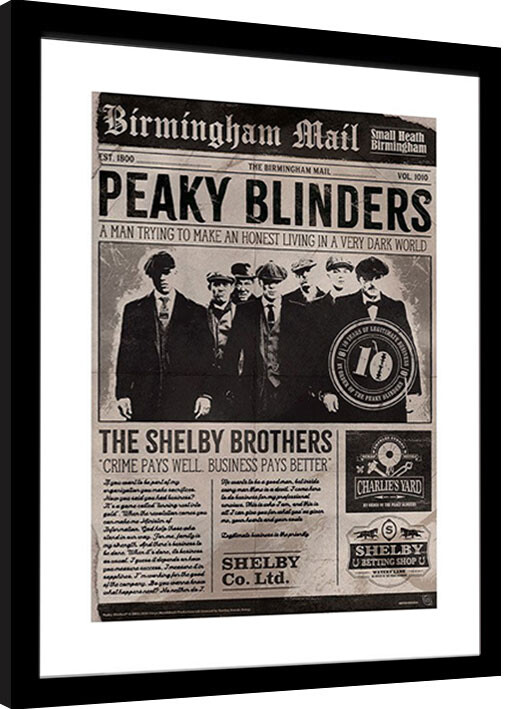 Obraz na zeď - Peaky Blinders - 10th Anniversary Newspaper