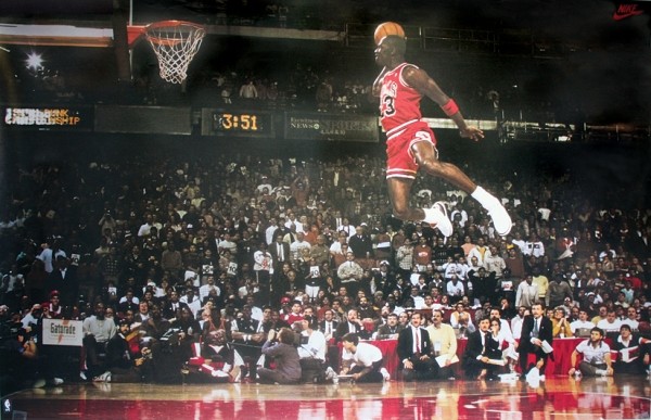 Levně Plakát, Obraz - Michael Jordan - Slam Dunk Contest, 88 × 59.5 cm