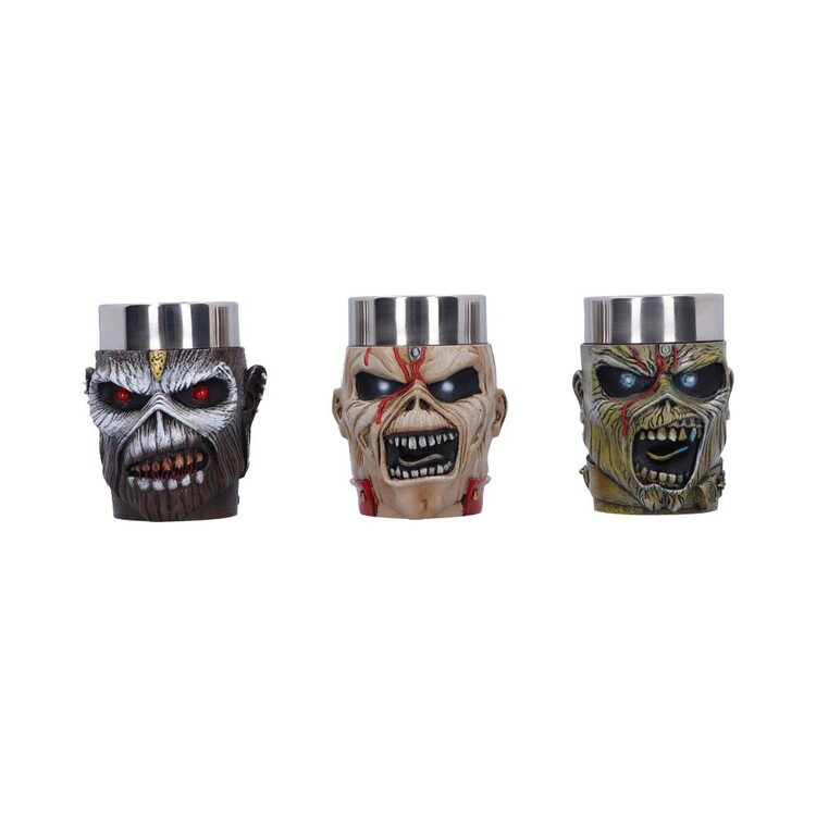 Sklenička Iron Maiden - Eddie Shot, (3x) 0,05 l