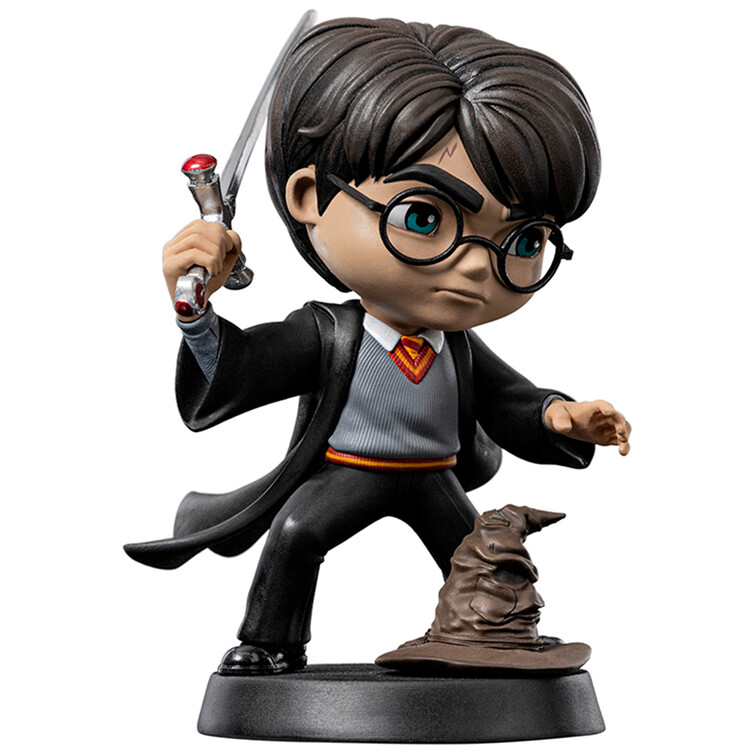 Levně Figurka Iron Studio MiniCo - Harry Potter - Harry with Sword of Gryffindor, 11 cm