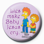 Button THE SIMPSONS - rod & todd baby ...
