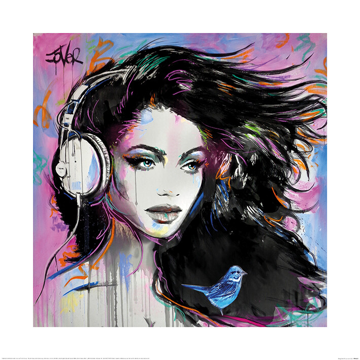 Kunstdruk Loui Jover - Song Lines