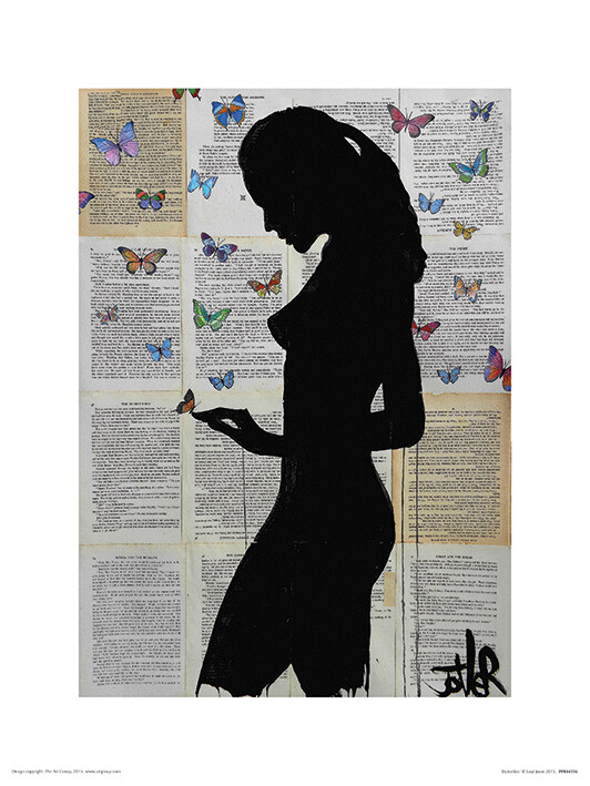 Druk artystyczny Loui Jover - Butterflies