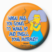Anstecker THE SIMPSONS - selma wake up