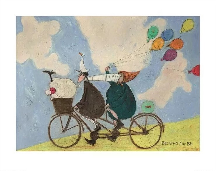 Kunstdruck Sam Toft - Be Who You Be