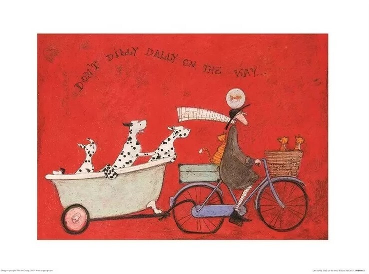 Umělecký tisk Sam Toft - Don‘t Dilly Dallly on the Way, Sam Toft, (40 x 30 cm)