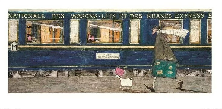 Imprimare de artă Sam Toft - Orient Express Ooh La La